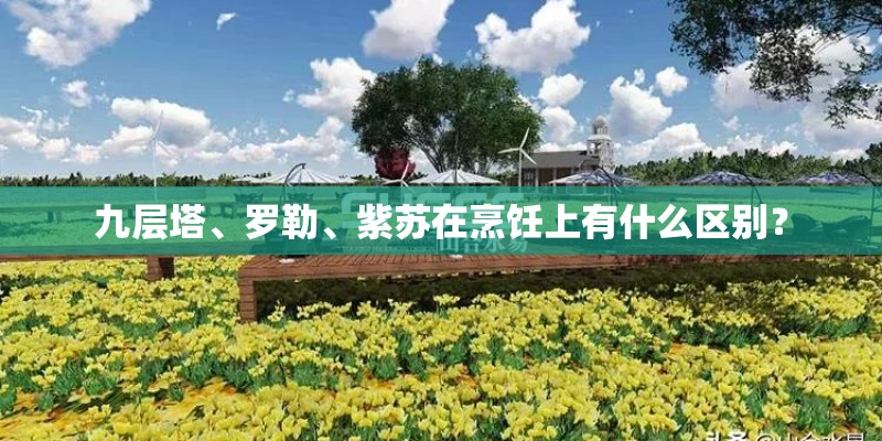 九层塔、罗勒、紫苏在烹饪上有什么区别？