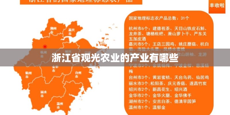 浙江省观光农业的产业有哪些 浙江省观光农业的产业有哪些