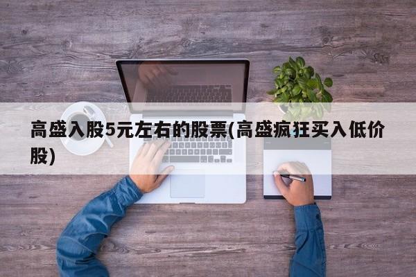 高盛入股5元左右的股票(高盛疯狂买入低价股)